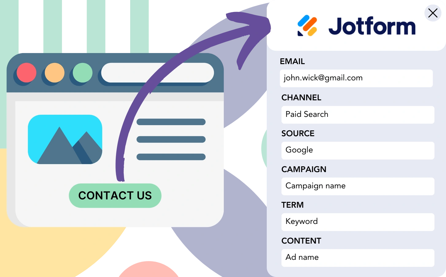 Track lead source Jotform