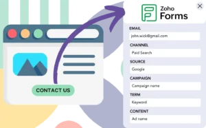 Track lead source Zoho Forms