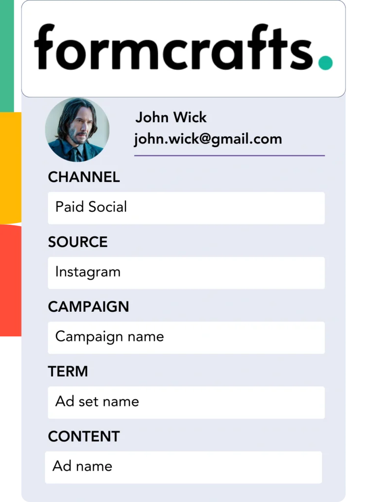 Lead source data Formcrafts