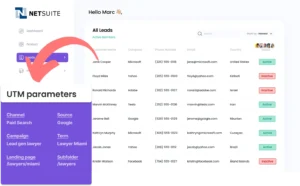 Capture UTM parameters into Netsuite