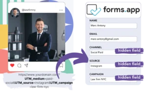 Forms.app UTM tracking