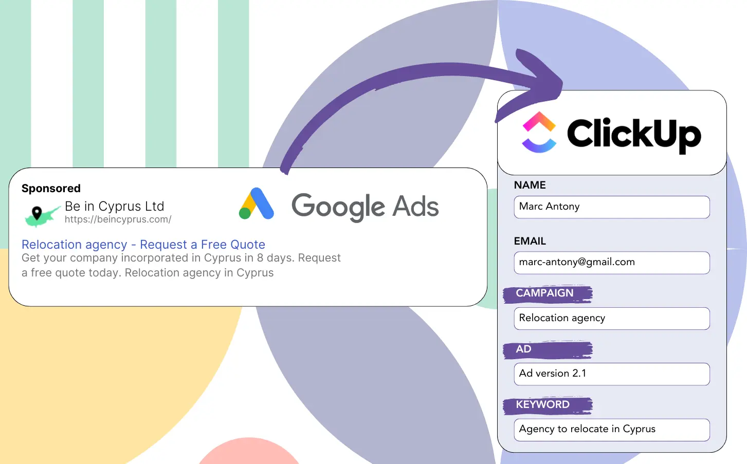 Google Ads - ClickUp CRM