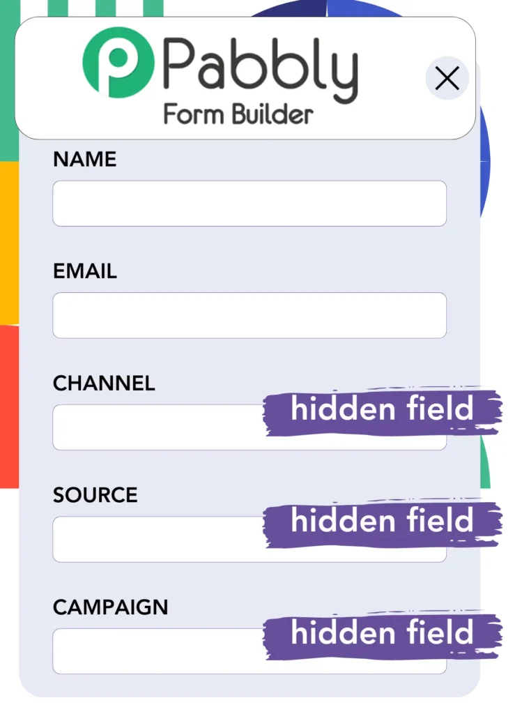 Hidden fields Pabbly Form Builder