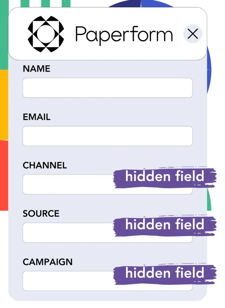 Hidden fields Paperform