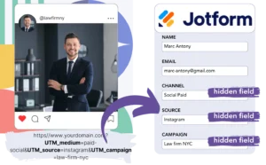 Jotform UTM tracking