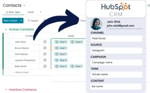 Lead source tracking HubSpot CRM