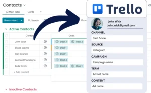 Lead source tracking Trello