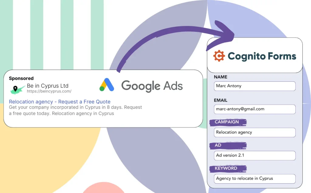 Track Google Ads in Cognito Forms