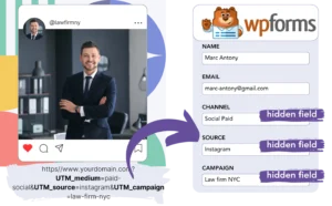WPForms UTM tracking