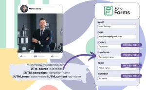 Zoho forms UTM tracking