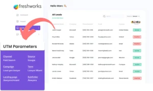 Capture UTM parameters into Freshworks