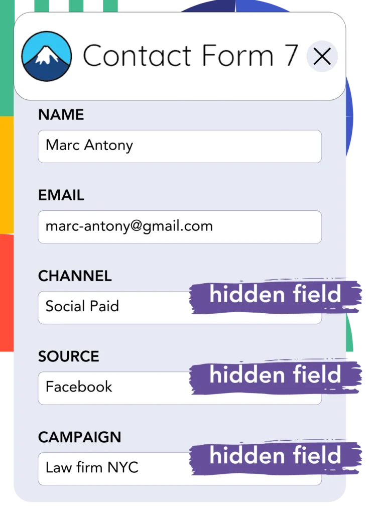 Facebook ads data Contact Form 7