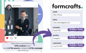 Formcrafts UTM tracking