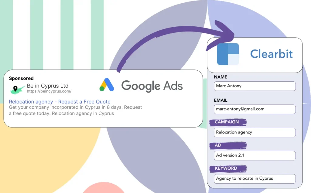 Track Google Ads data in Clearbit