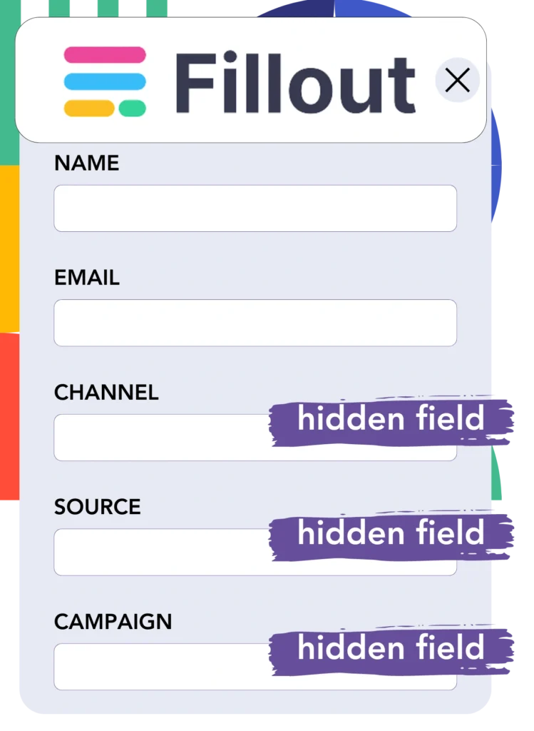 Hidden fields Fillout