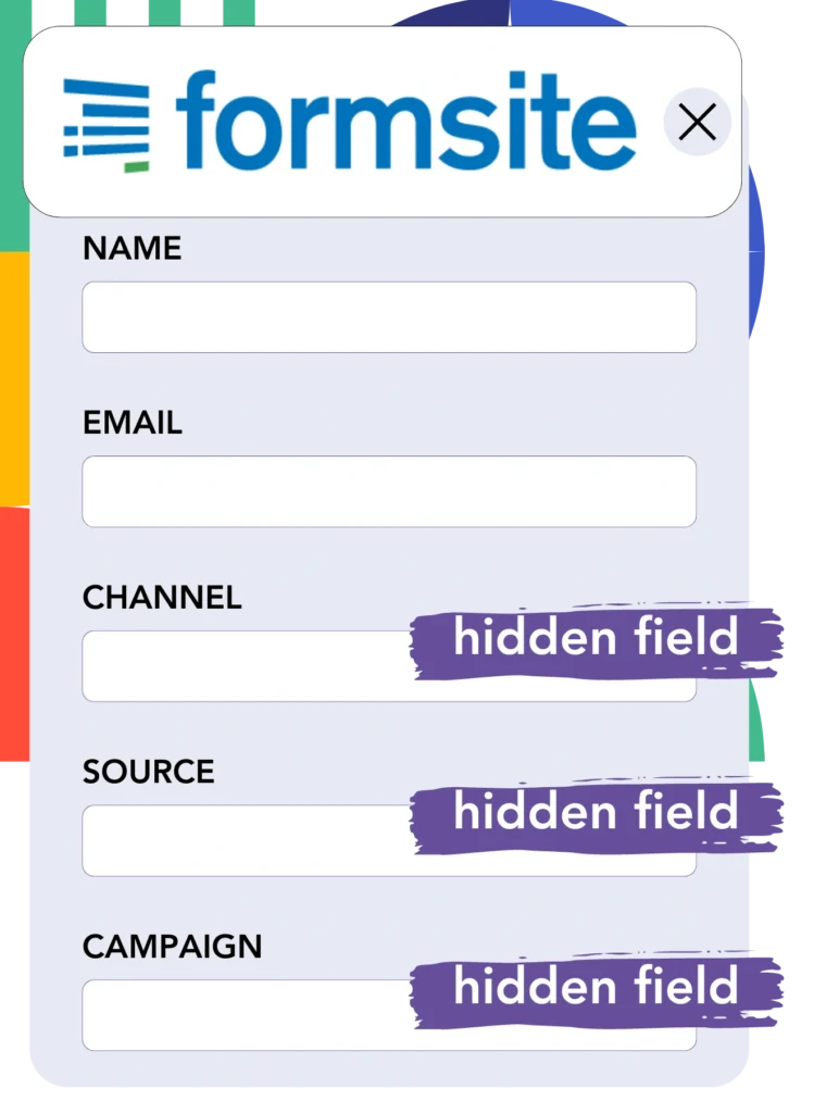 Hidden fields Formsite