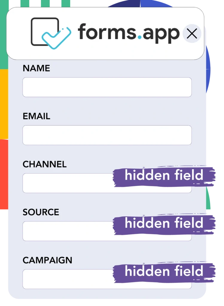 Hidden fields forms.app