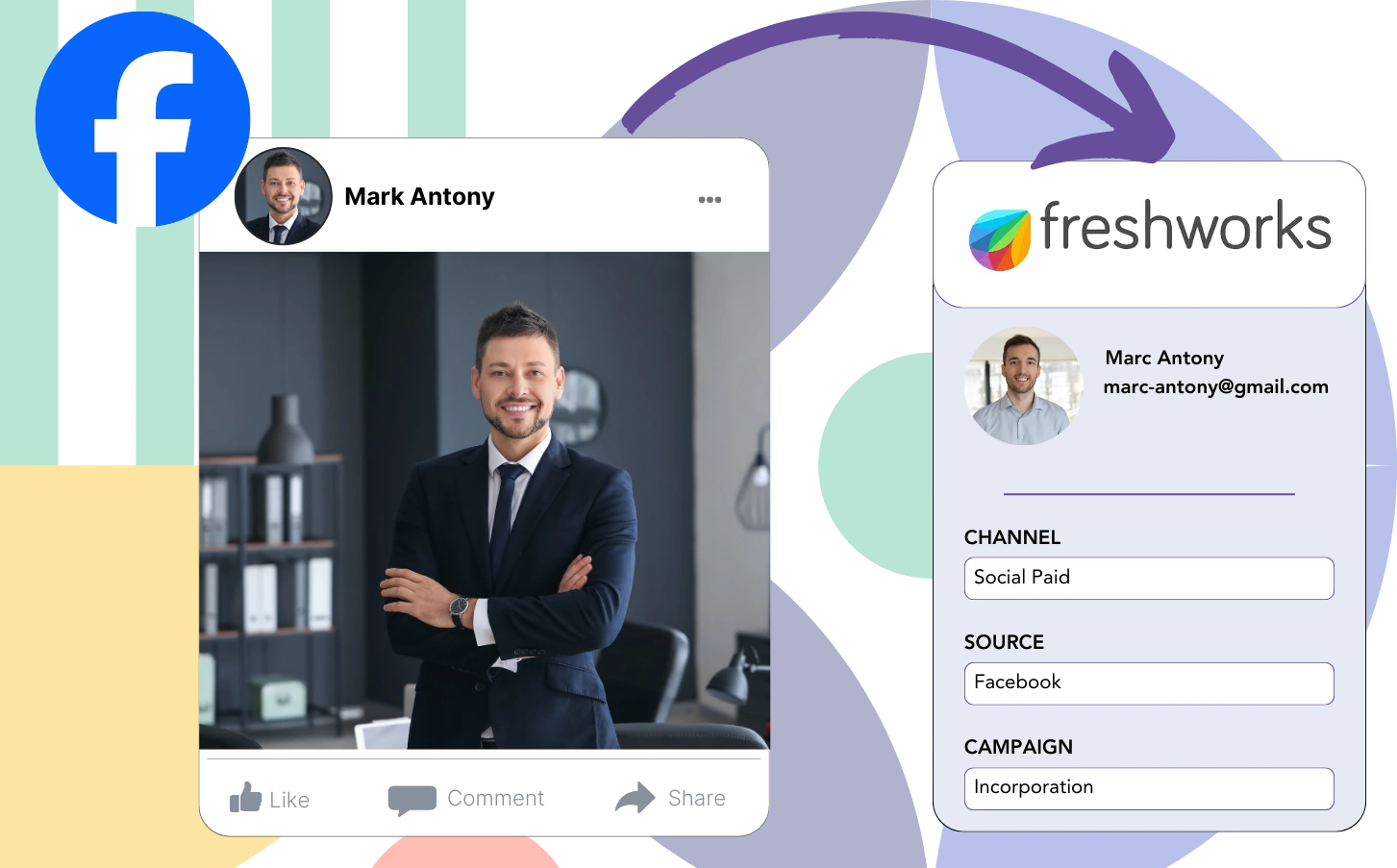 Track Facebook ads data in Freshworks