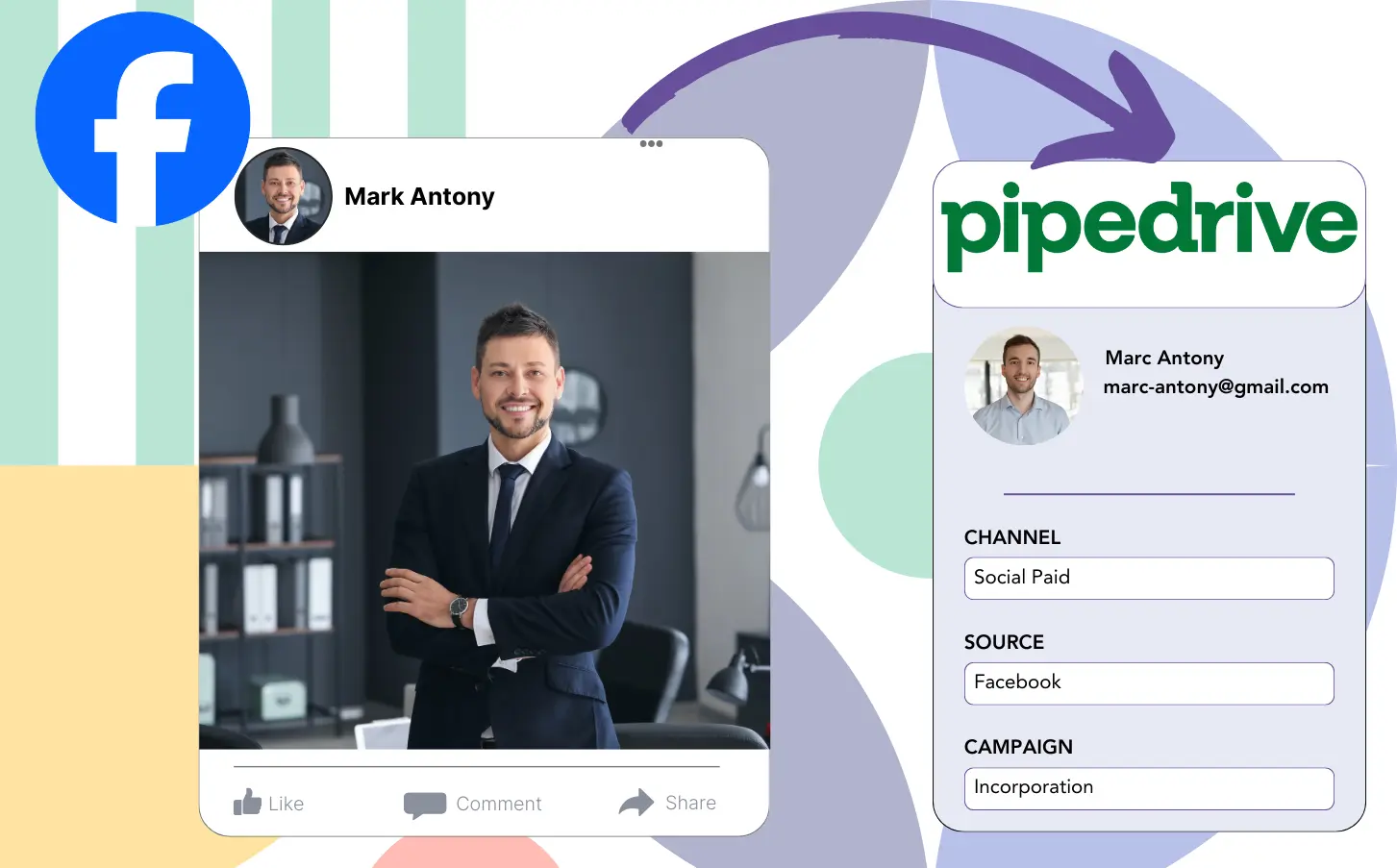 Track Facebook ads data in Pipedrive