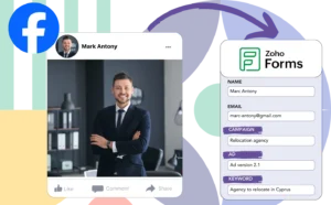 Track Facebook ads data in Zoho Forms