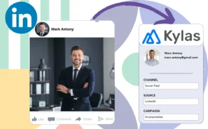 Track Linkedin ads data in Kylas