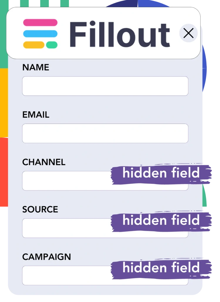 Hidden fields Fillout