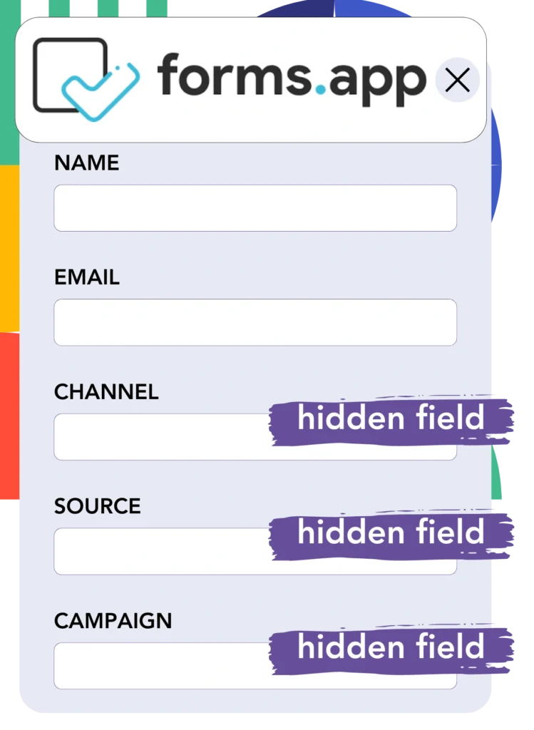 Hidden fields Forms.app