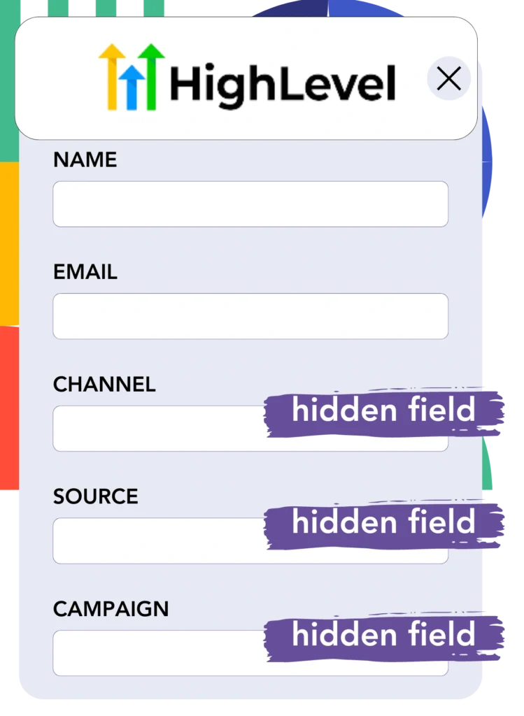 TikTok add hidden fields GoHighLevel