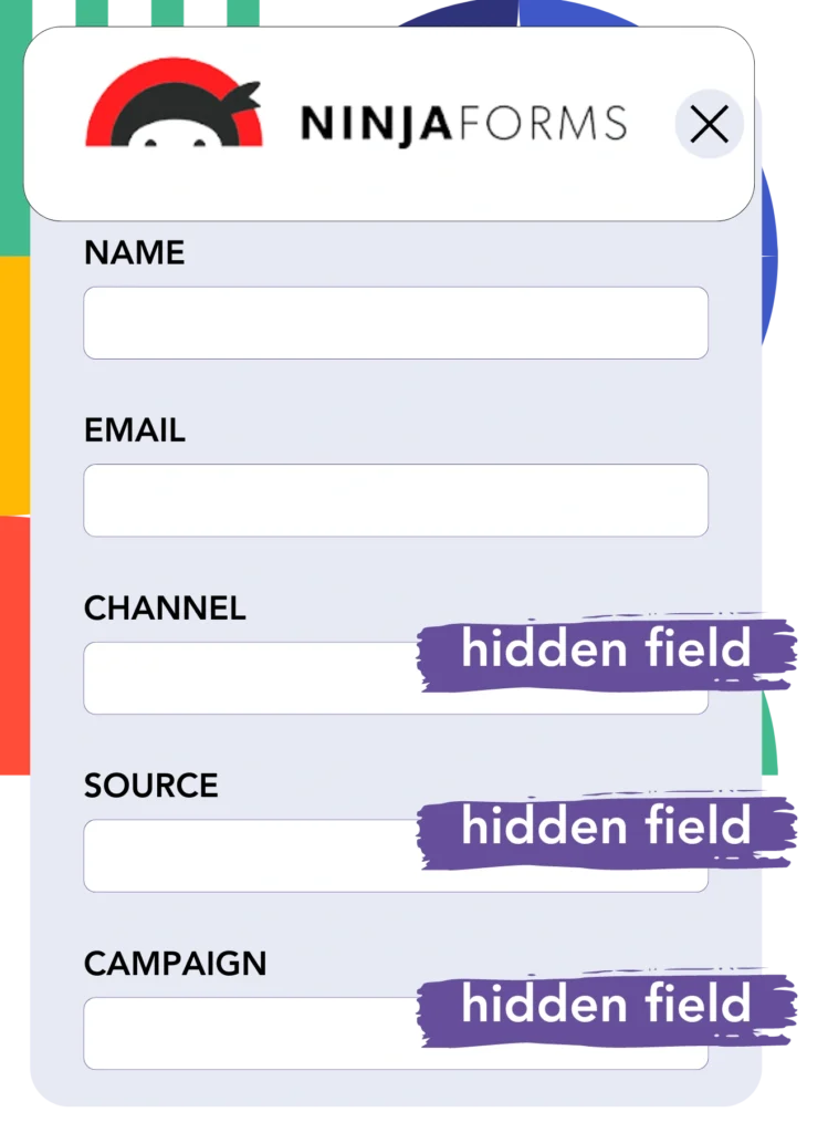 TikTok add hidden fields Ninja Forms