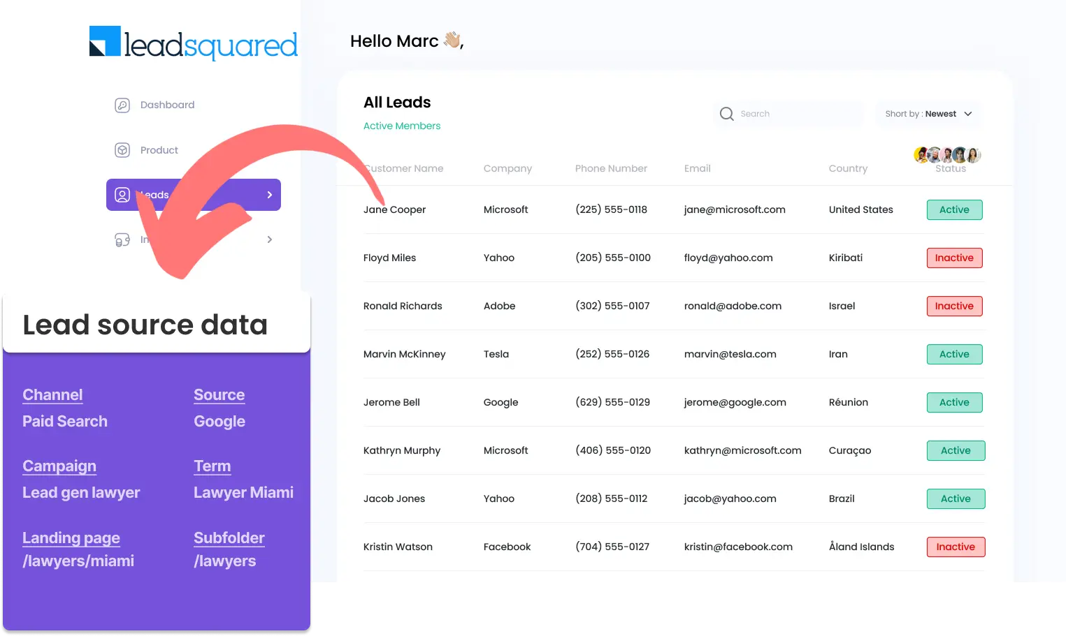 How to track lead source in Leadsquared