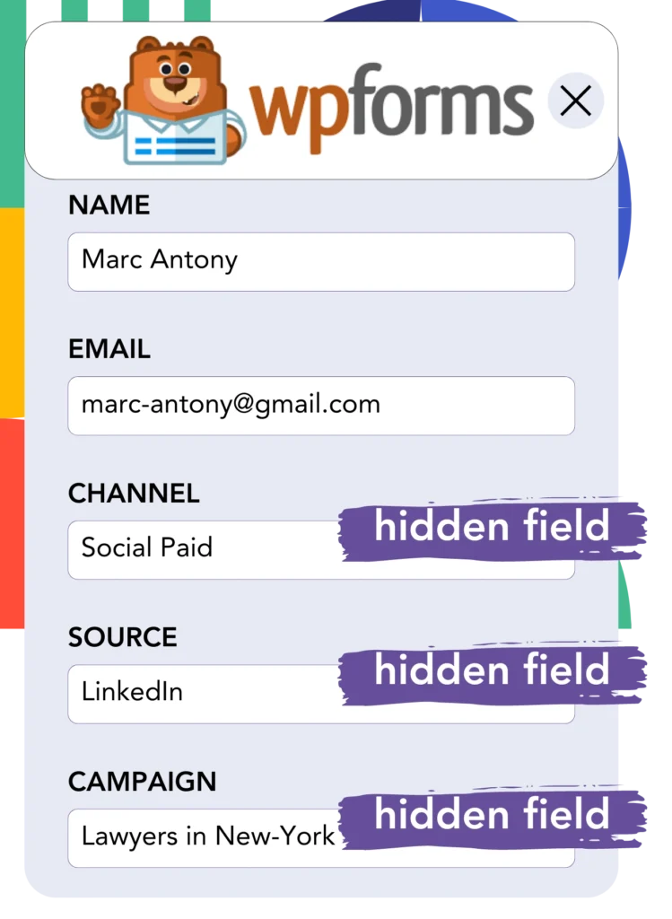 Linkdin ads data WPForms