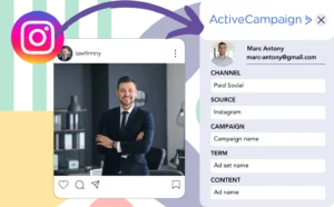 Track Instagram ads data in ActiveCampaign CRM