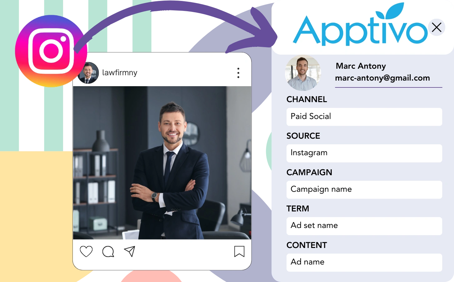 Track Instagram ads data in Apptivo CRM