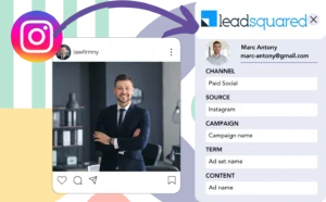 Track Instagram ads data in Leadsquared