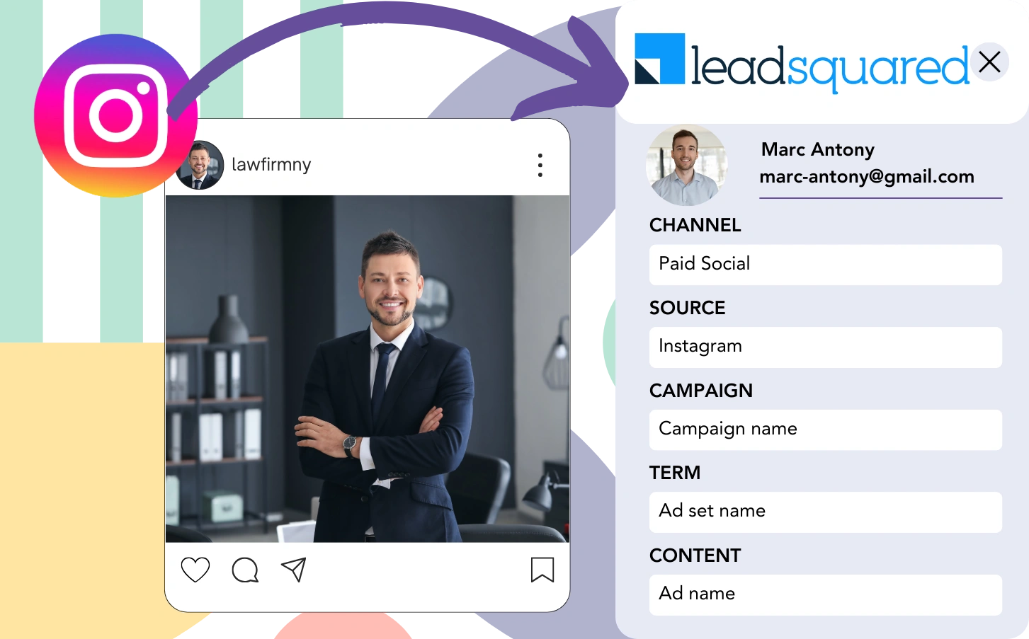 Track Instagram ads data in Leadsquared