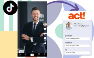 Track Tiktok ads data in ACT CRM