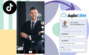 Track Tiktok ads data in Agile CRM