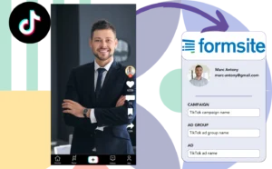 Track Tiktok ads data in FormSite