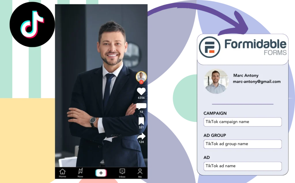 Track Tiktok ads data in Formidable Forms