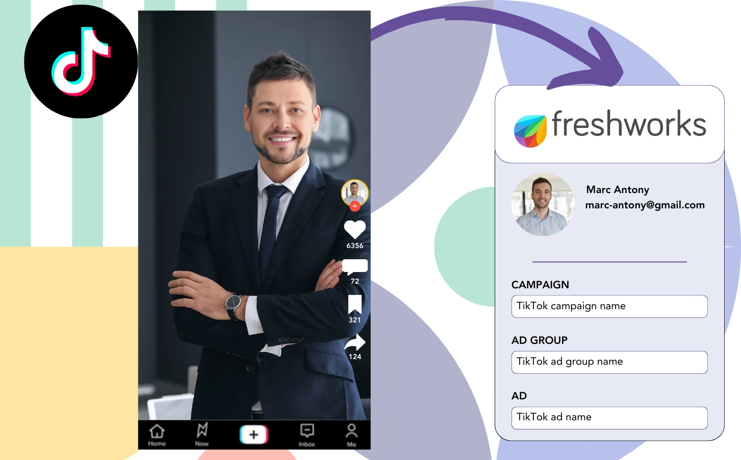 Track Tiktok ads data in Freshworks CRM