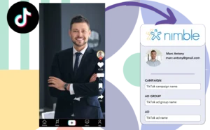 Track Tiktok ads data in Nimble CRM