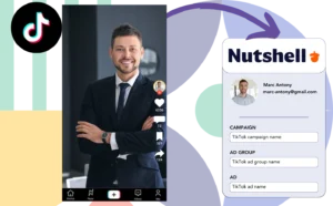 Track Tiktok ads data in Nutshell CRM