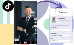 Track Tiktok ads data in Typeform