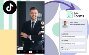Track Tiktok ads data in Zoho Forms