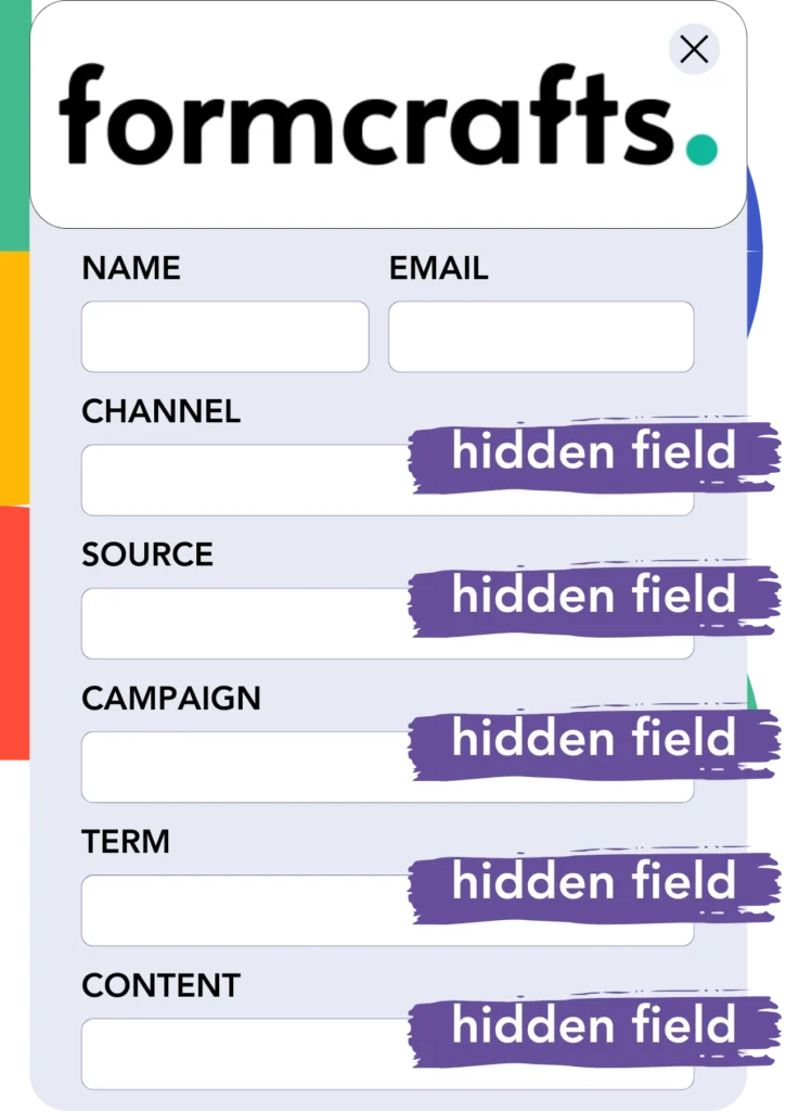 Google Analytics hidden fields Formcrafts