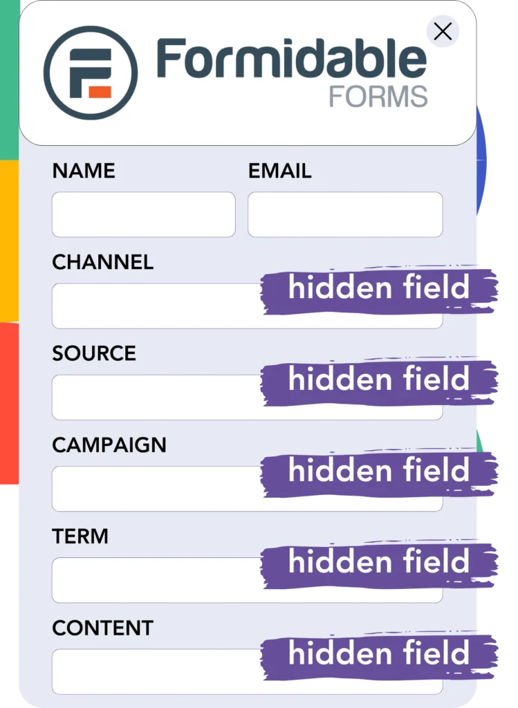 Instagram add hidden fields Formidable Forms