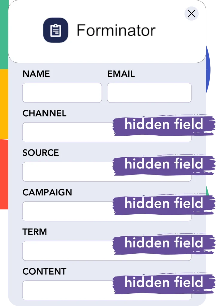 Instagram add hidden fields Forminator