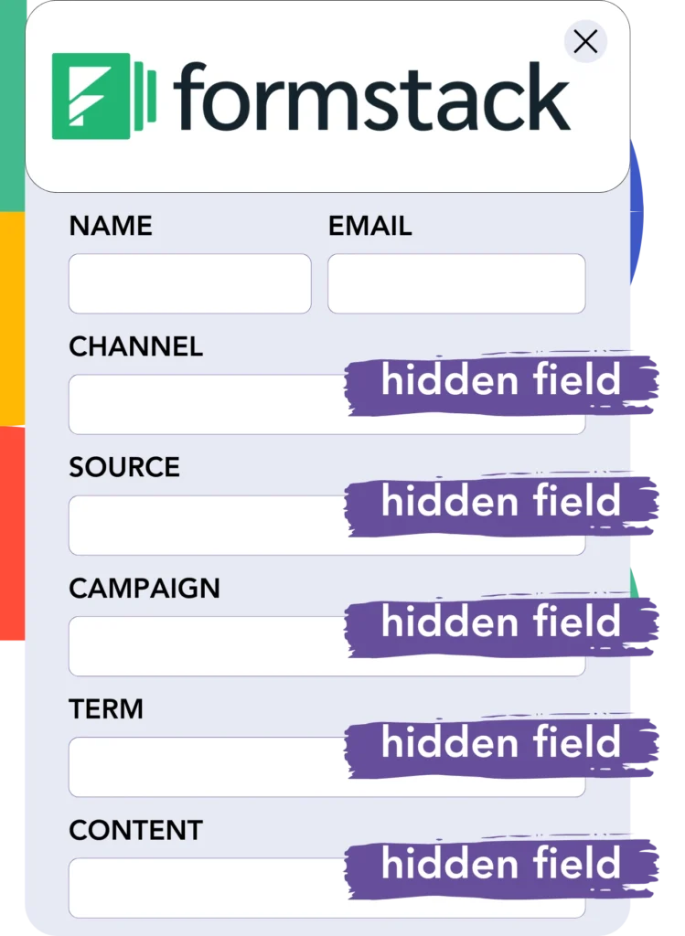 Instagram add hidden fields Formstack