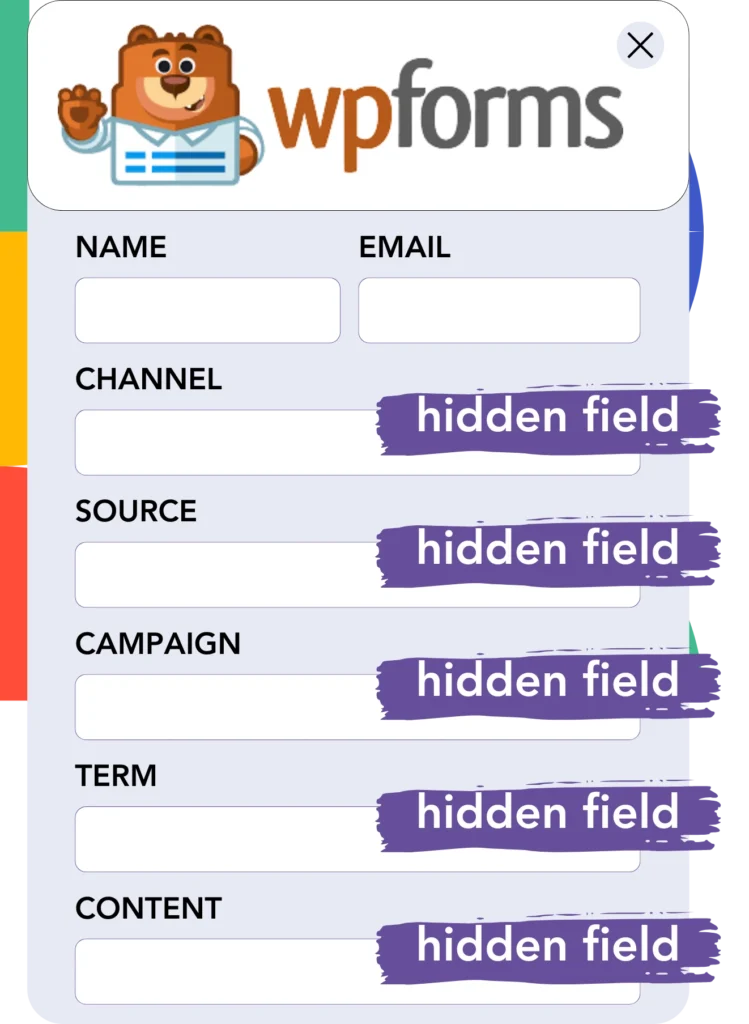 Instagram add hidden fields WPForms