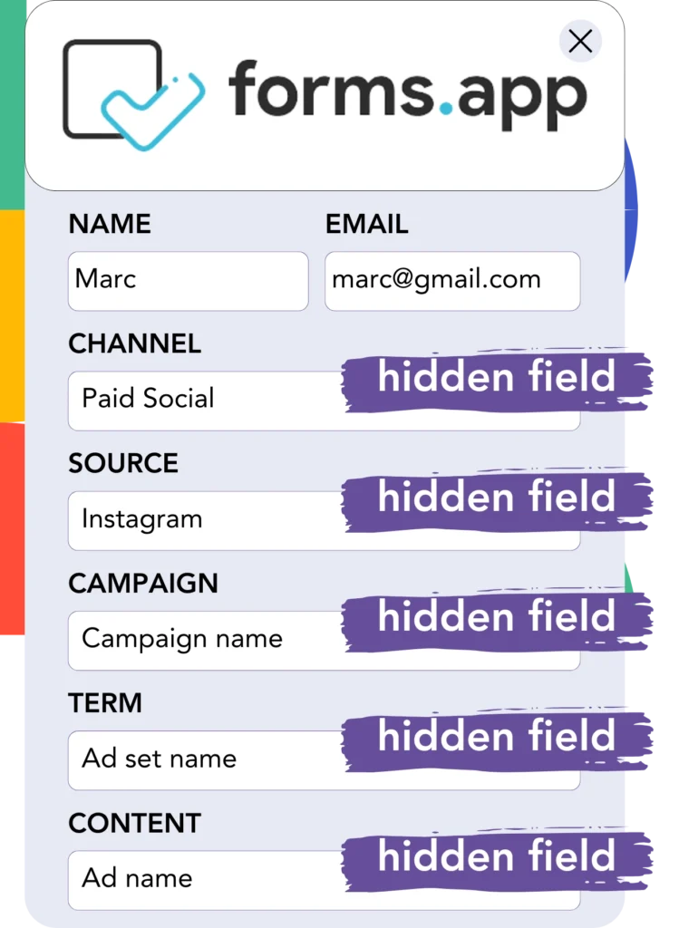 Instagram ads data forms.app